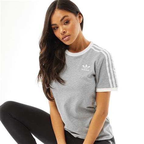 adidas t-shirt dames lauw|Dames.